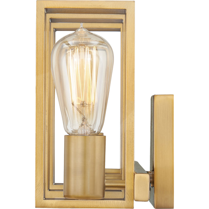 Myhouse Lighting Quoizel - LGN8724WS - Three Light Bath - Leighton - Weathered Brass