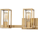 Myhouse Lighting Quoizel - LGN8724WS - Three Light Bath - Leighton - Weathered Brass