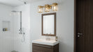 Myhouse Lighting Quoizel - LGN8724WS - Three Light Bath - Leighton - Weathered Brass