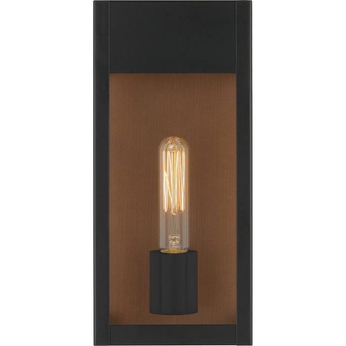 Myhouse Lighting Quoizel - MAE8406MBK - One Light Outdoor Wall Mount - Maren - Matte Black