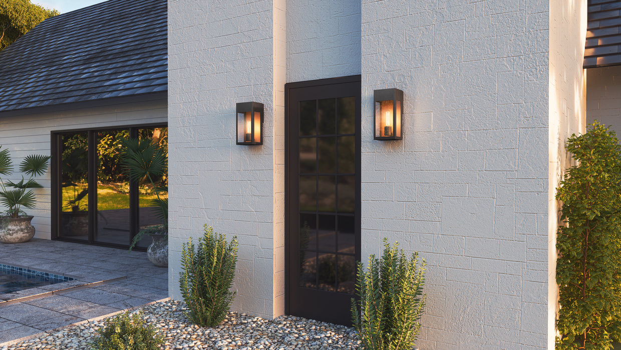 Myhouse Lighting Quoizel - MAE8406MBK - One Light Outdoor Wall Mount - Maren - Matte Black