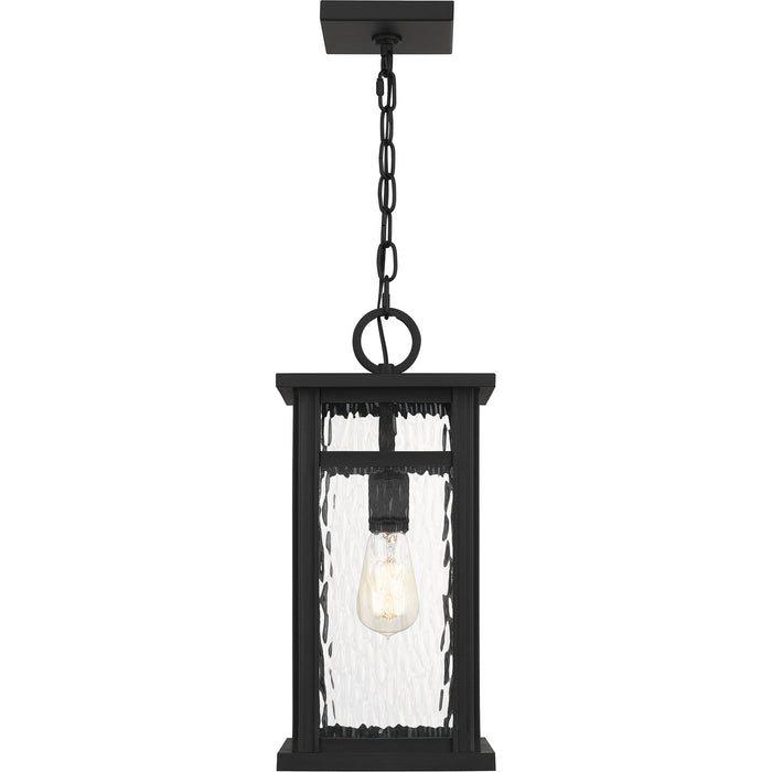 Myhouse Lighting Quoizel - MOI1908EK - One Light Outdoor Hanging Lantern - Moira - Earth Black