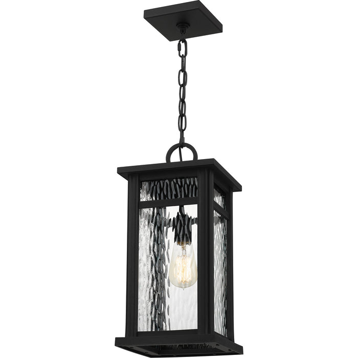 Myhouse Lighting Quoizel - MOI1908EK - One Light Outdoor Hanging Lantern - Moira - Earth Black