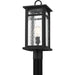 Myhouse Lighting Quoizel - MOI9008EK - One Light Outdoor Post Mount - Moira - Earth Black