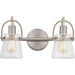 Myhouse Lighting Quoizel - STF8616BN - Two Light Bath - Stafford - Brushed Nickel