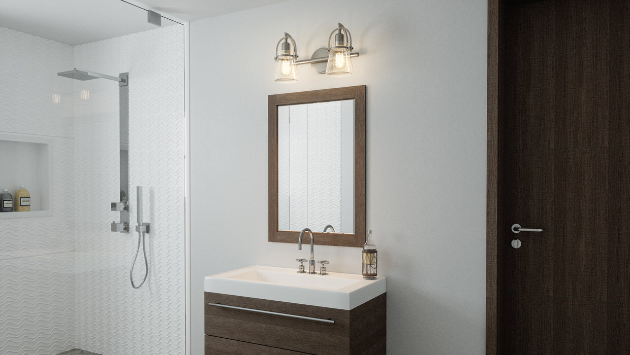 Myhouse Lighting Quoizel - STF8616BN - Two Light Bath - Stafford - Brushed Nickel