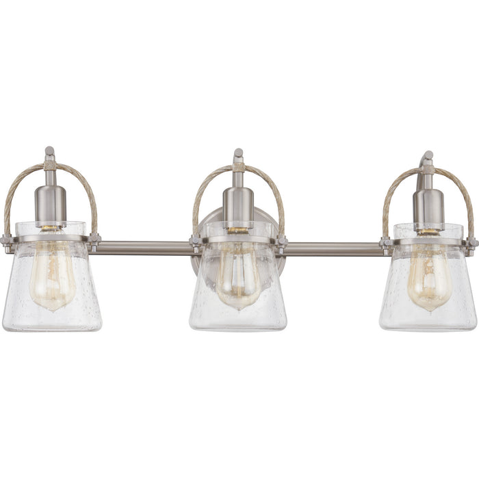 Myhouse Lighting Quoizel - STF8624BN - Three Light Bath - Stafford - Brushed Nickel