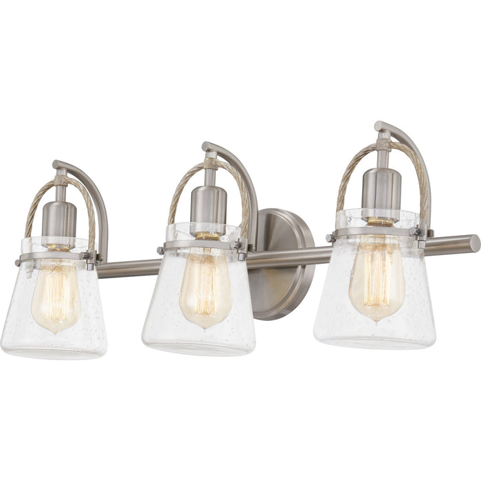 Myhouse Lighting Quoizel - STF8624BN - Three Light Bath - Stafford - Brushed Nickel