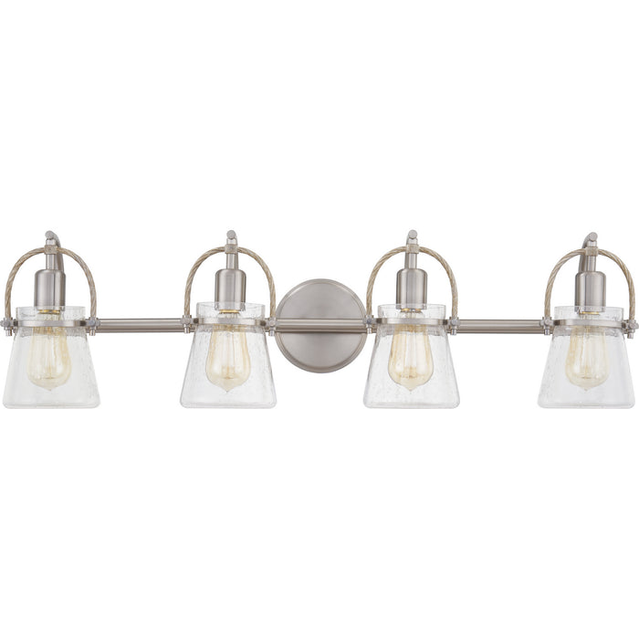 Myhouse Lighting Quoizel - STF8632BN - Four Light Bath - Stafford - Brushed Nickel