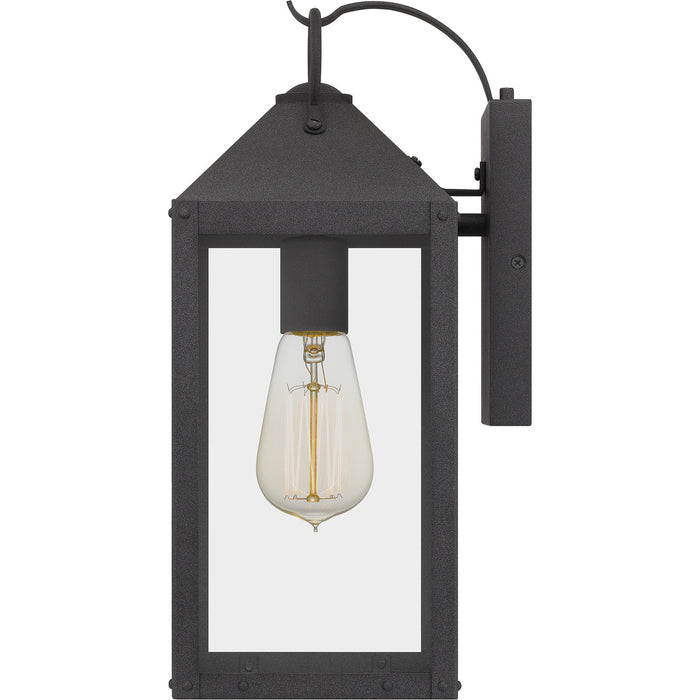 Myhouse Lighting Quoizel - TPE8406MB - One Light Outdoor Wall Mount - Thorpe - Mottled Black