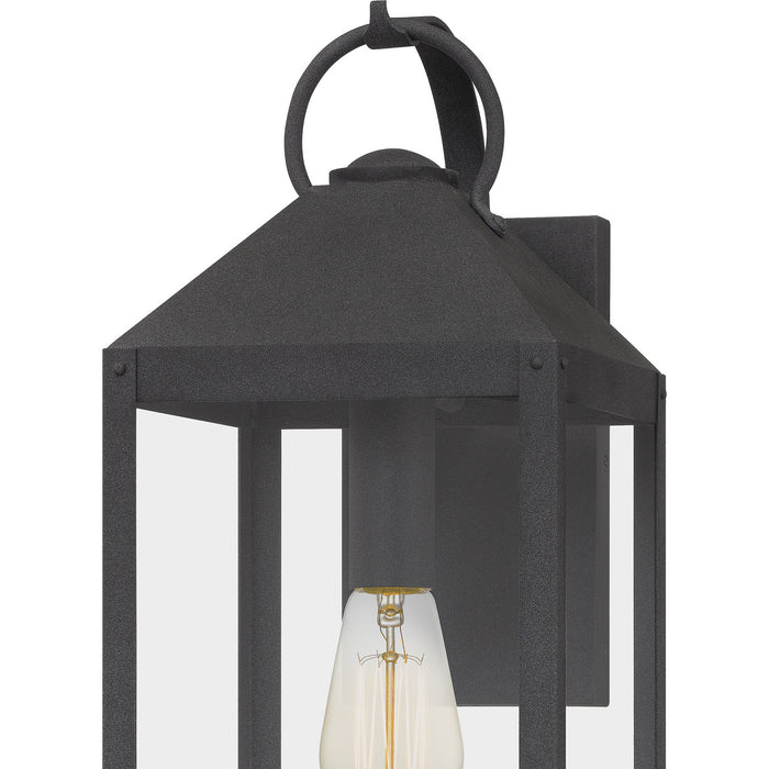 Myhouse Lighting Quoizel - TPE8408MB - One Light Outdoor Wall Mount - Thorpe - Mottled Black