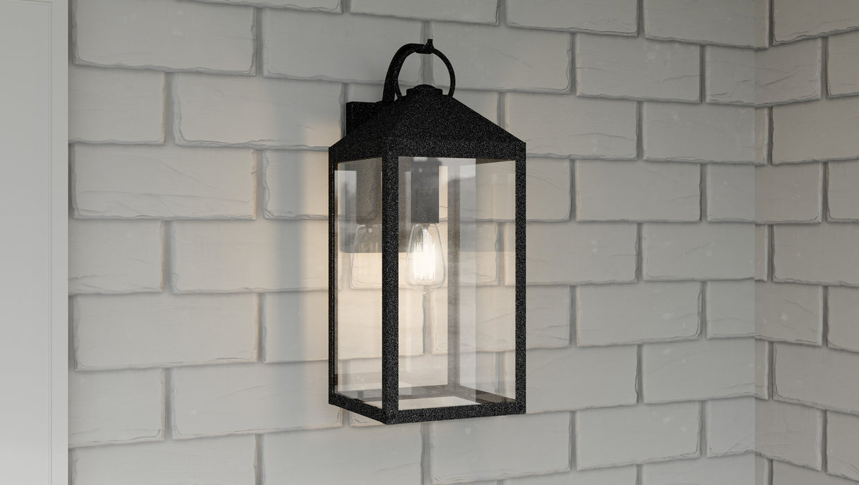 Myhouse Lighting Quoizel - TPE8408MB - One Light Outdoor Wall Mount - Thorpe - Mottled Black