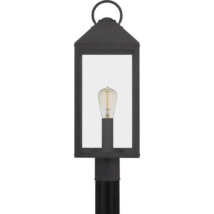 Myhouse Lighting Quoizel - TPE9008MB - One Light Outdoor Post Mount - Thorpe - Mottled Black