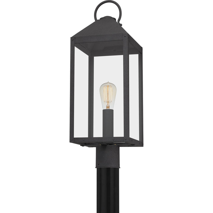 Myhouse Lighting Quoizel - TPE9008MB - One Light Outdoor Post Mount - Thorpe - Mottled Black