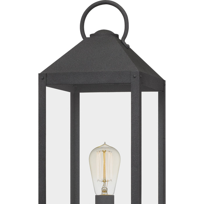 Myhouse Lighting Quoizel - TPE9008MB - One Light Outdoor Post Mount - Thorpe - Mottled Black