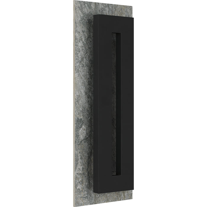 Myhouse Lighting Quoizel - TTE8408EK - LED Outdoor Wall Mount - Tate - Earth Black