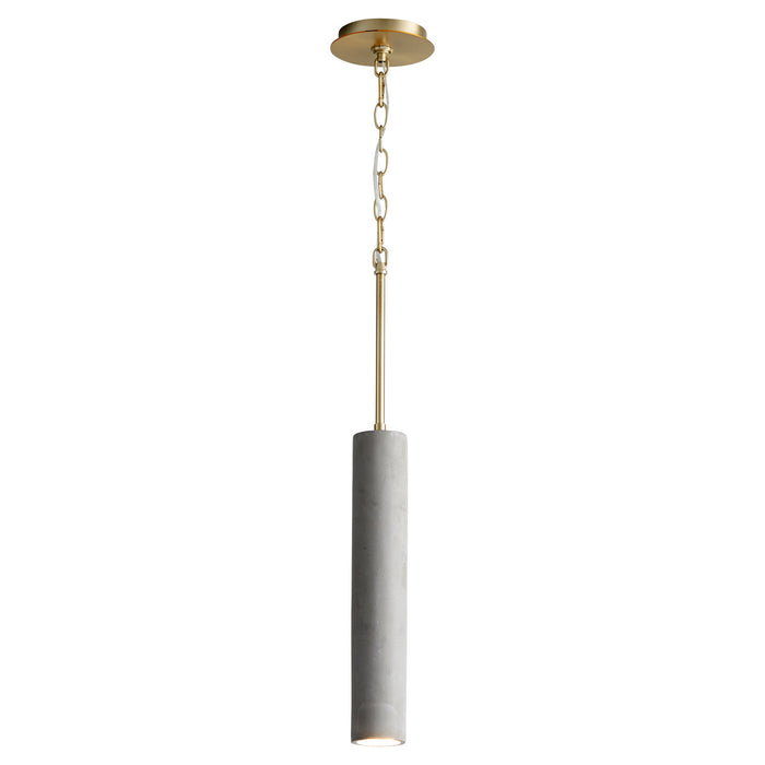 Myhouse Lighting Oxygen - 3-614-1540 - LED Pendant - Totem - Dark Gray / Aged Brass