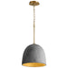 Myhouse Lighting Oxygen - 3-641-1540 - LED Pendant - Dune - Dark Gray / Aged Brass