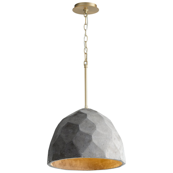 Myhouse Lighting Oxygen - 3-663-1540 - LED Pendant - Maria - Dark Gray / Aged Brass