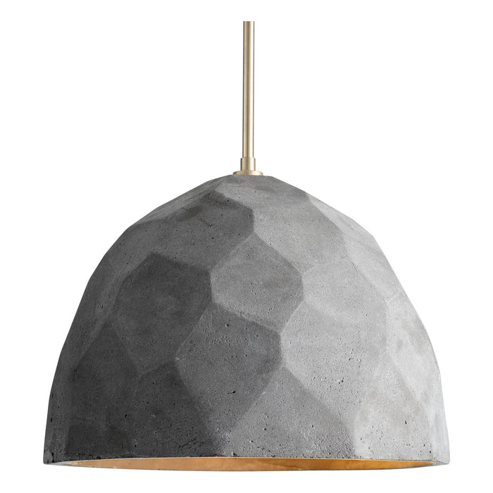 Myhouse Lighting Oxygen - 3-663-1540 - LED Pendant - Maria - Dark Gray / Aged Brass