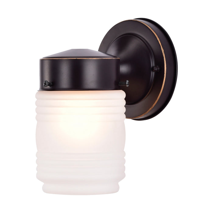 Myhouse Lighting Nuvo Lighting - 60-6110 - One Light Outdoor Mason Jar - Mahogany Bronze