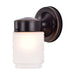 Myhouse Lighting Nuvo Lighting - 60-6110 - One Light Outdoor Mason Jar - Mahogany Bronze
