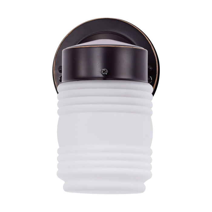 Myhouse Lighting Nuvo Lighting - 60-6110 - One Light Outdoor Mason Jar - Mahogany Bronze