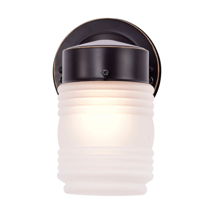 Myhouse Lighting Nuvo Lighting - 60-6110 - One Light Outdoor Mason Jar - Mahogany Bronze