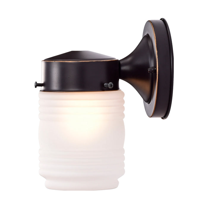 Myhouse Lighting Nuvo Lighting - 60-6110 - One Light Outdoor Mason Jar - Mahogany Bronze