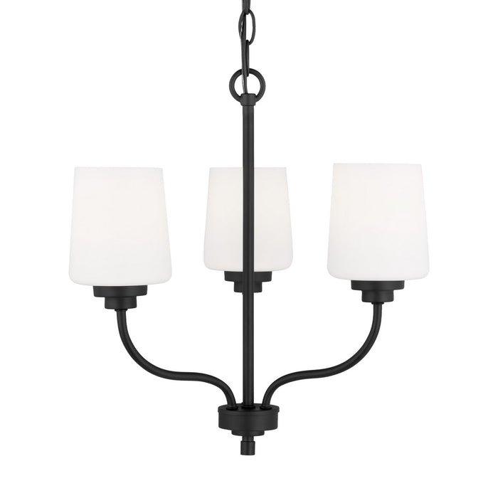 Myhouse Lighting Generation Lighting - 3102803-112 - Three Light Chandelier - Windom - Midnight Black