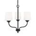 Myhouse Lighting Generation Lighting - 3102803-112 - Three Light Chandelier - Windom - Midnight Black