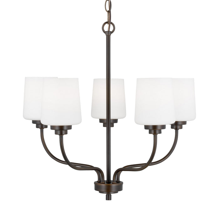 Myhouse Lighting Generation Lighting - 3102805-710 - Five Light Chandelier - Windom - Bronze