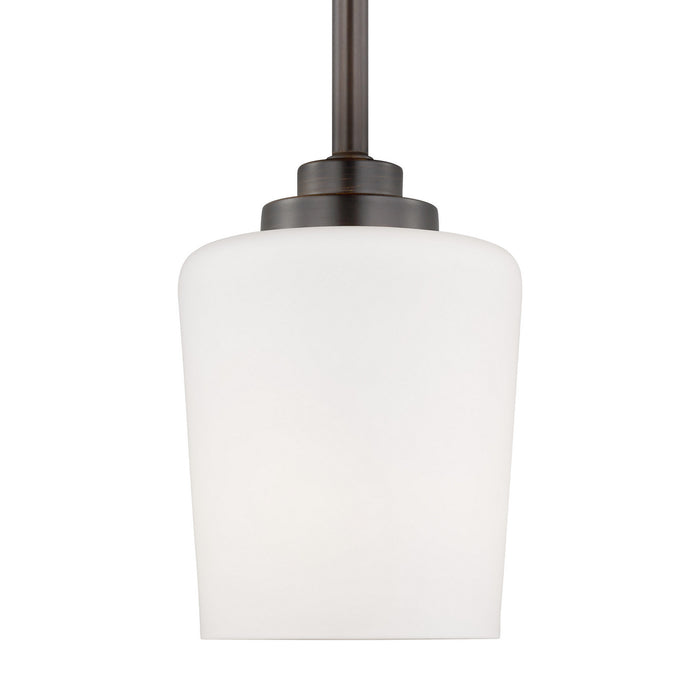 Myhouse Lighting Generation Lighting - 6102801-710 - One Light Mini-Pendant - Windom - Bronze