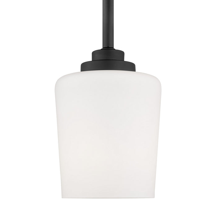 Myhouse Lighting Generation Lighting - 6102801-112 - One Light Mini-Pendant - Windom - Midnight Black