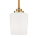 Myhouse Lighting Generation Lighting - 6102801-848 - One Light Mini-Pendant - Windom - Satin Brass