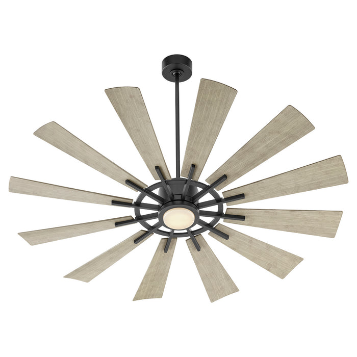 Myhouse Lighting Quorum - 46012-5942 - 60"Patio Fan - Cirque - Matte Black