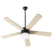 Myhouse Lighting Quorum - 37525-59 - 52"Ceiling Fan - Maxwell - Matte Black