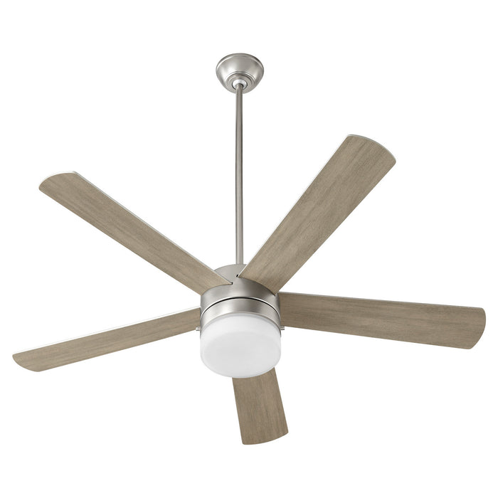 Myhouse Lighting Quorum - 37525-65 - 52"Ceiling Fan - Maxwell - Satin Nickel