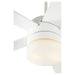 Myhouse Lighting Quorum - 37525-8 - 52"Ceiling Fan - Maxwell - Studio White