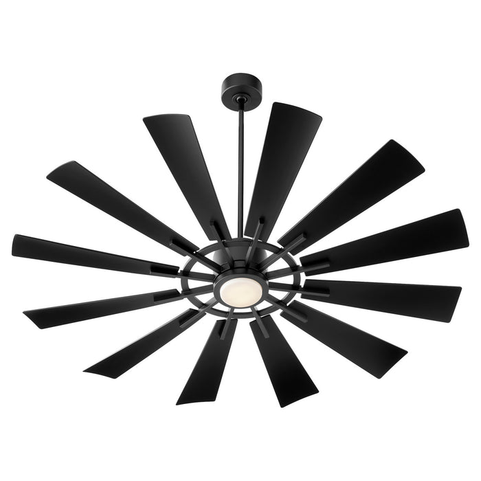 Myhouse Lighting Quorum - 46012-59 - 60"Patio Fan - Cirque - Matte Black