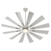 Myhouse Lighting Quorum - 46012-65 - 60"Patio Fan - Cirque - Satin Nickel