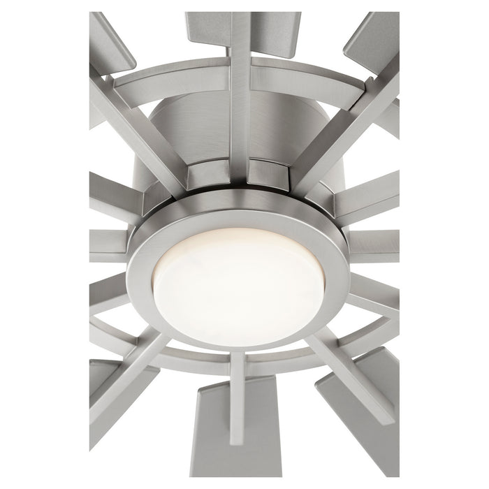 Myhouse Lighting Quorum - 46012-65 - 60"Patio Fan - Cirque - Satin Nickel