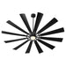 Myhouse Lighting Quorum - 47212-59 - 72"Patio Fan - Cirque - Matte Black