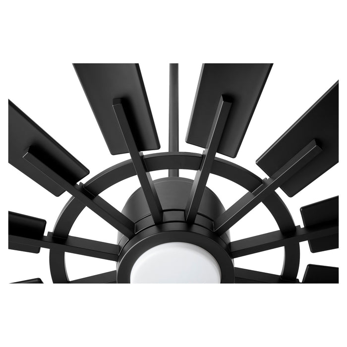 Myhouse Lighting Quorum - 47212-59 - 72"Patio Fan - Cirque - Matte Black