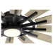 Myhouse Lighting Quorum - 47212-5942 - 72"Patio Fan - Cirque - Matte Black