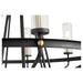 Myhouse Lighting Quorum - 629-9-6980 - Nine Light Chandelier - Empire - Textured Black w/ Aged Brass