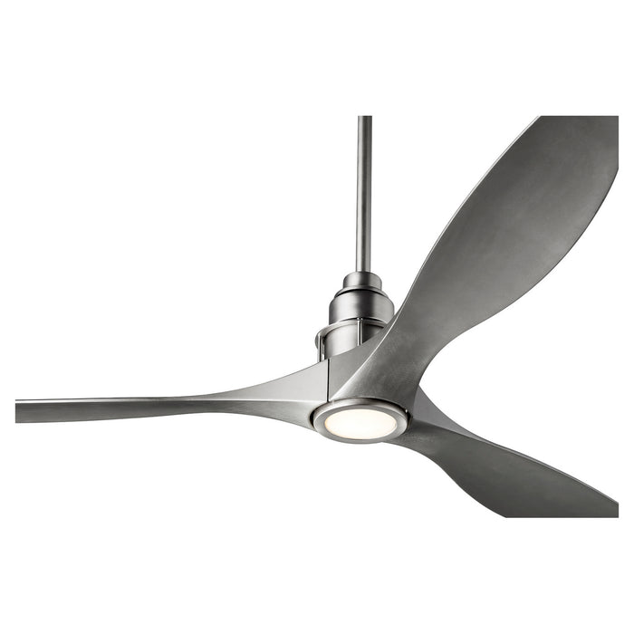 Myhouse Lighting Quorum - 97543-65 - 54"Ceiling Fan - Marino - Satin Nickel