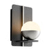 Myhouse Lighting Oxygen - 3-554-1524 - LED Wall Sconce - Iota - Black W/ Satin Nickel