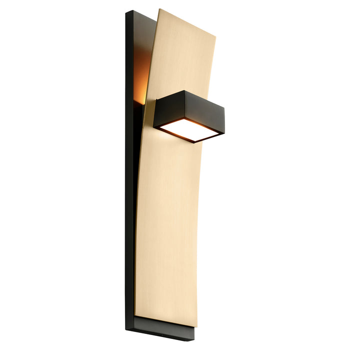 Myhouse Lighting Oxygen - 3-400-1540 - LED Wall Sconce - Dario - Black W/ Aged Brass