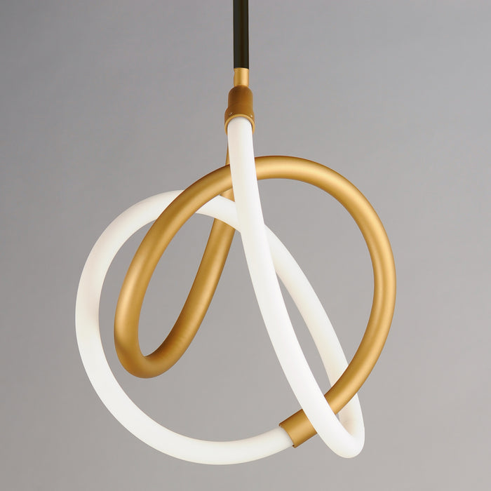 Myhouse Lighting ET2 - E25092-01BKGLD - LED Mini Pendant - Mobius - Black / Gold